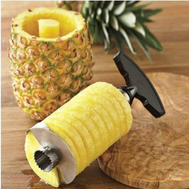 SliceEZZY™ - Stainless Steel Pineapple Slicer.