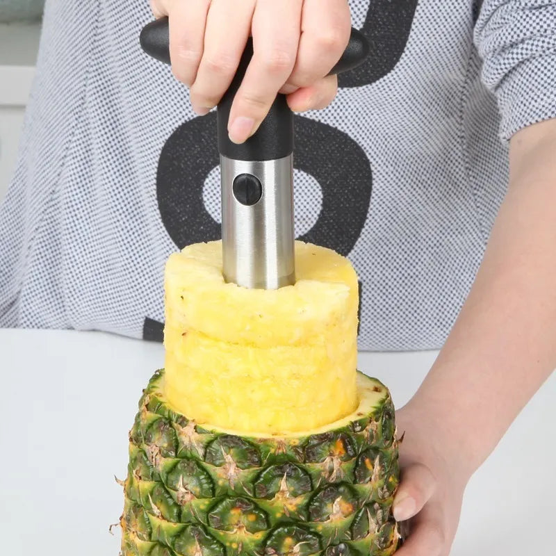 SliceEZZY™ - Stainless Steel Pineapple Slicer.