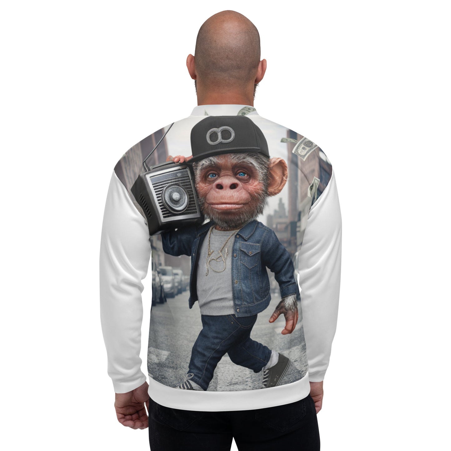 Unisex Bomber Jacket Cool Chimp Style